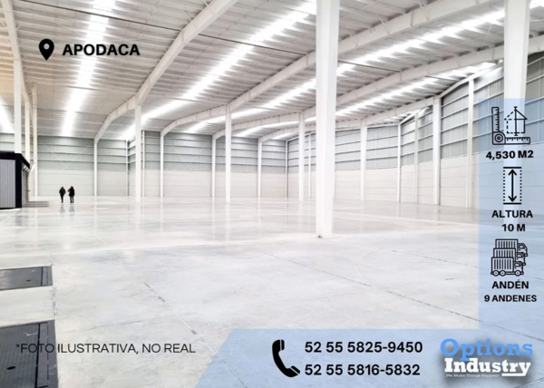Bodega en renta en Apodaca Technology Park, Apodaca — foto 2 de 3