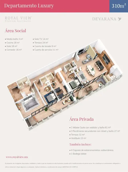 Departamento en venta en Zibatá, El Marqués — foto 3 de 6