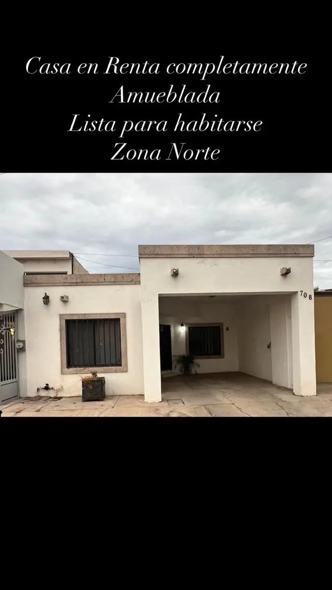 Casa en renta en Cincuentenario, Cajeme — foto 1 de 7