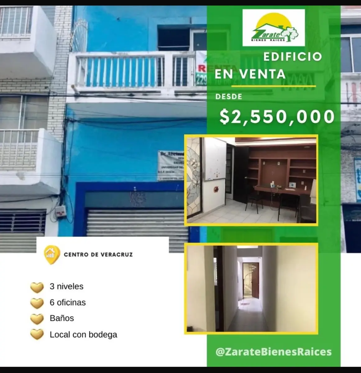 Edificio en venta en Veracruz Centro, Veracruz