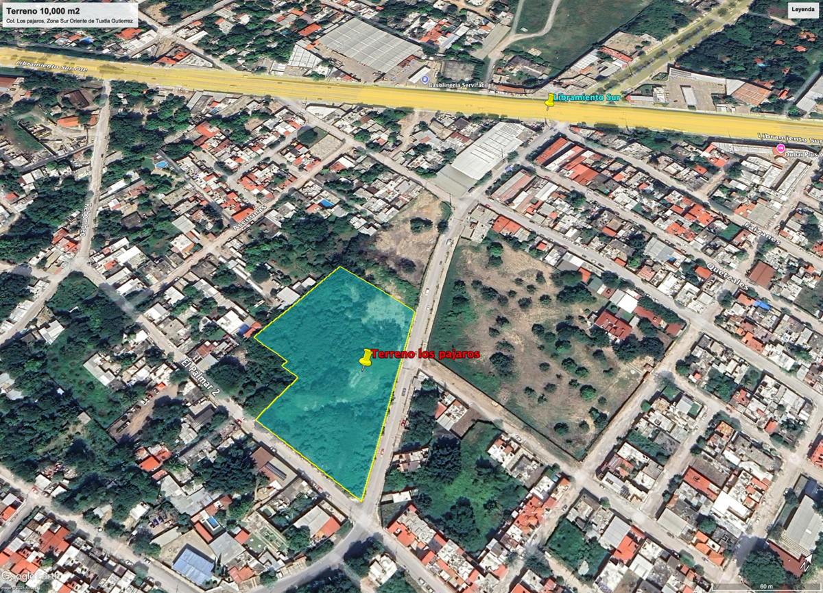 Terreno en venta en Los Pajaros, Tuxtla Gutiérrez — foto 1 de 10