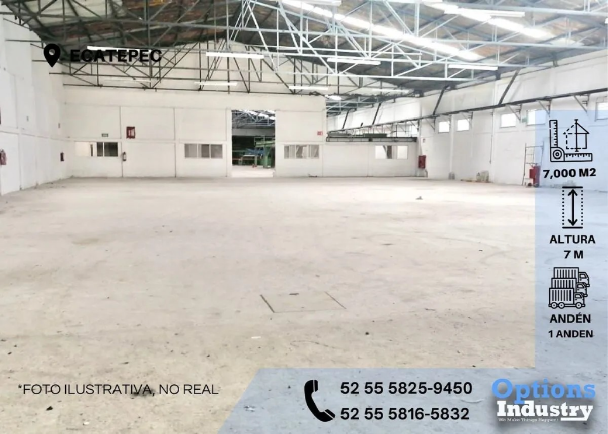 Bodega en renta en Ecatepec Centro, Ecatepec de Morelos — foto 1 de 5