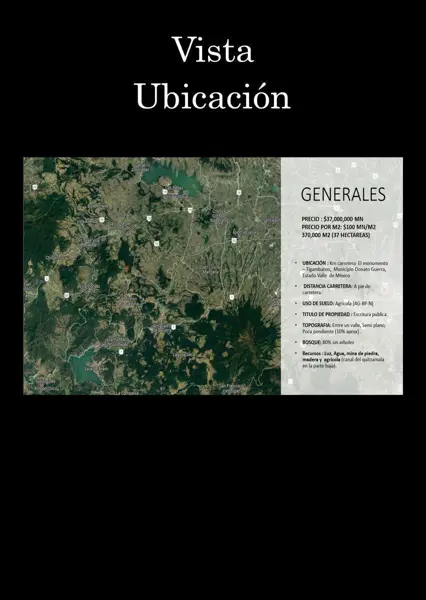 Finca-Rancho en venta en Villa Donato Guerra, Donato Guerra — foto 2 de 15