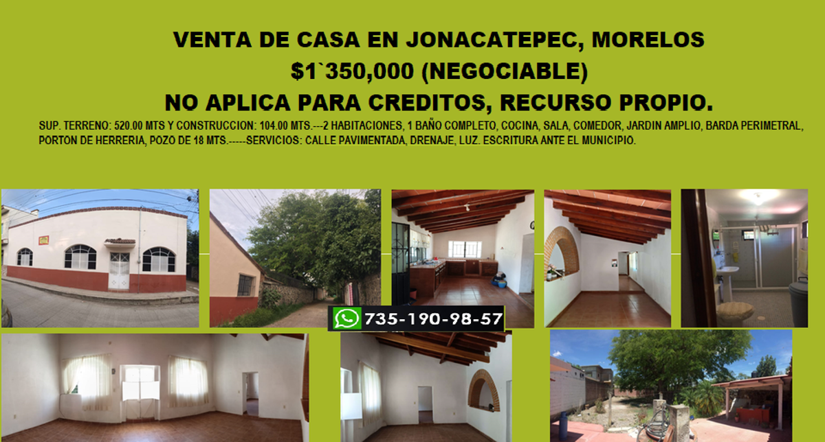 Casa en venta en Jonacatepec de Leandro Valle Centro, Jonacatepec de Leandro Valle — foto 1 de 9