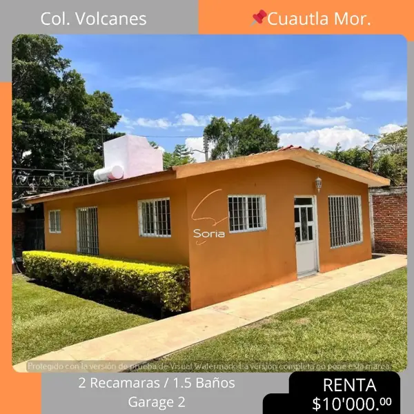 Casa en renta en Volcanes de Cuautla, Cuautla, Morelos Casa en renta en Volcanes de Cuautla, Cuautla, Morelos