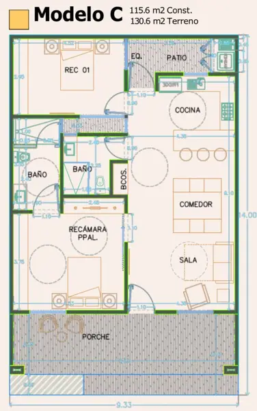 Casa en venta en Privadas de Santa Fe, Torreón — foto 2 de 12