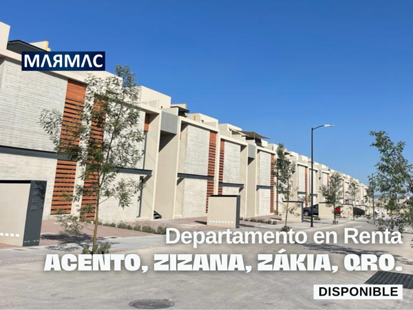 Departamento en renta en Zizana, El Marqués, Querétaro