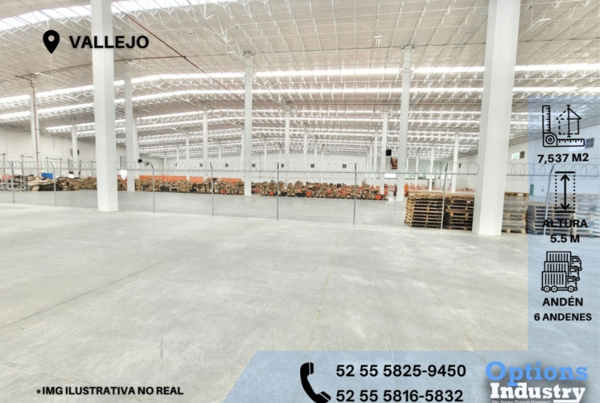 Bodega en Industrial Vallejo, Azcapotzalco, Ciudad de México