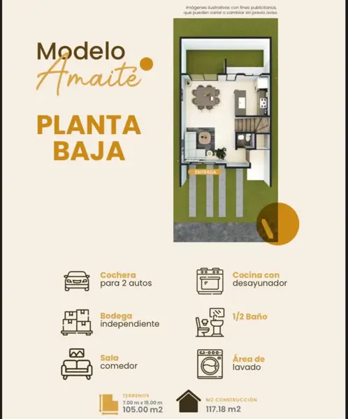 Casa en venta en Cedros, Centro — foto 3 de 3