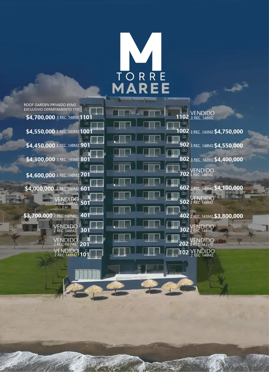 Departamento en venta en Playas del Conchal, Alvarado — foto 1 de 19