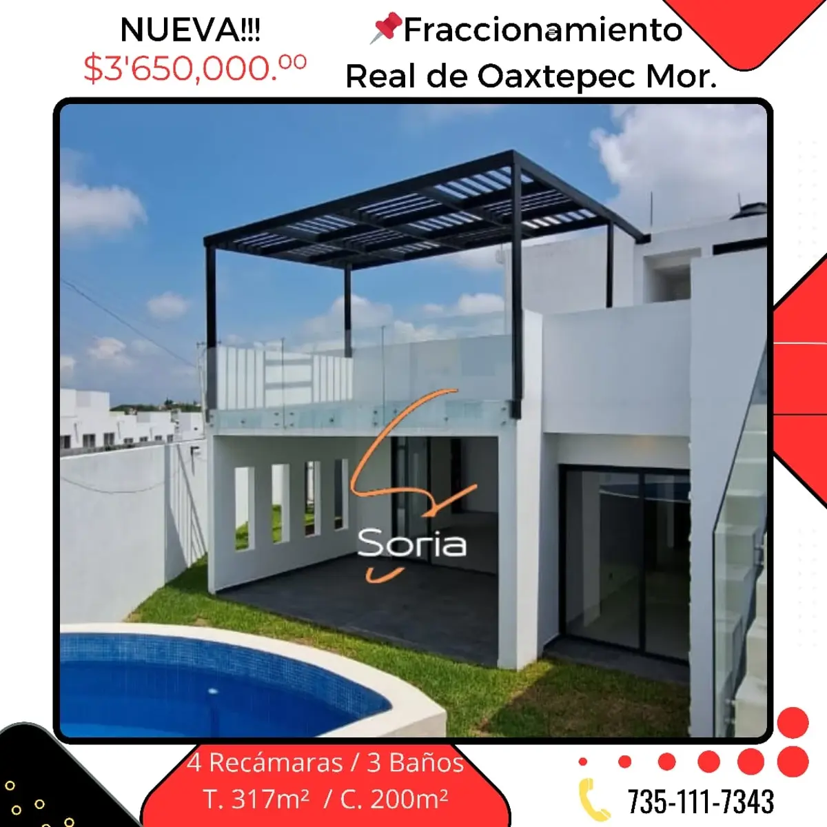 Casa en venta en Real de Oaxtepec, Yautepec — foto 1 de 17
