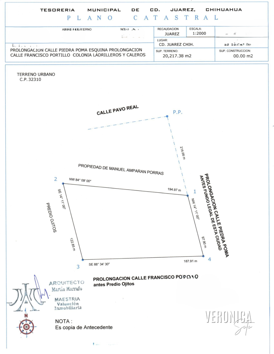 Terreno en venta en Ladrilleros y Caleros, Juárez — foto 1 de 3
