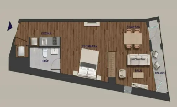 Departamento en renta en Napoles, Benito Juárez — foto 3 de 10