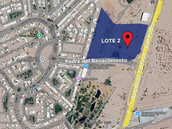 Terreno en venta en Villas del Renacimiento, Torreón — foto 2 de 6