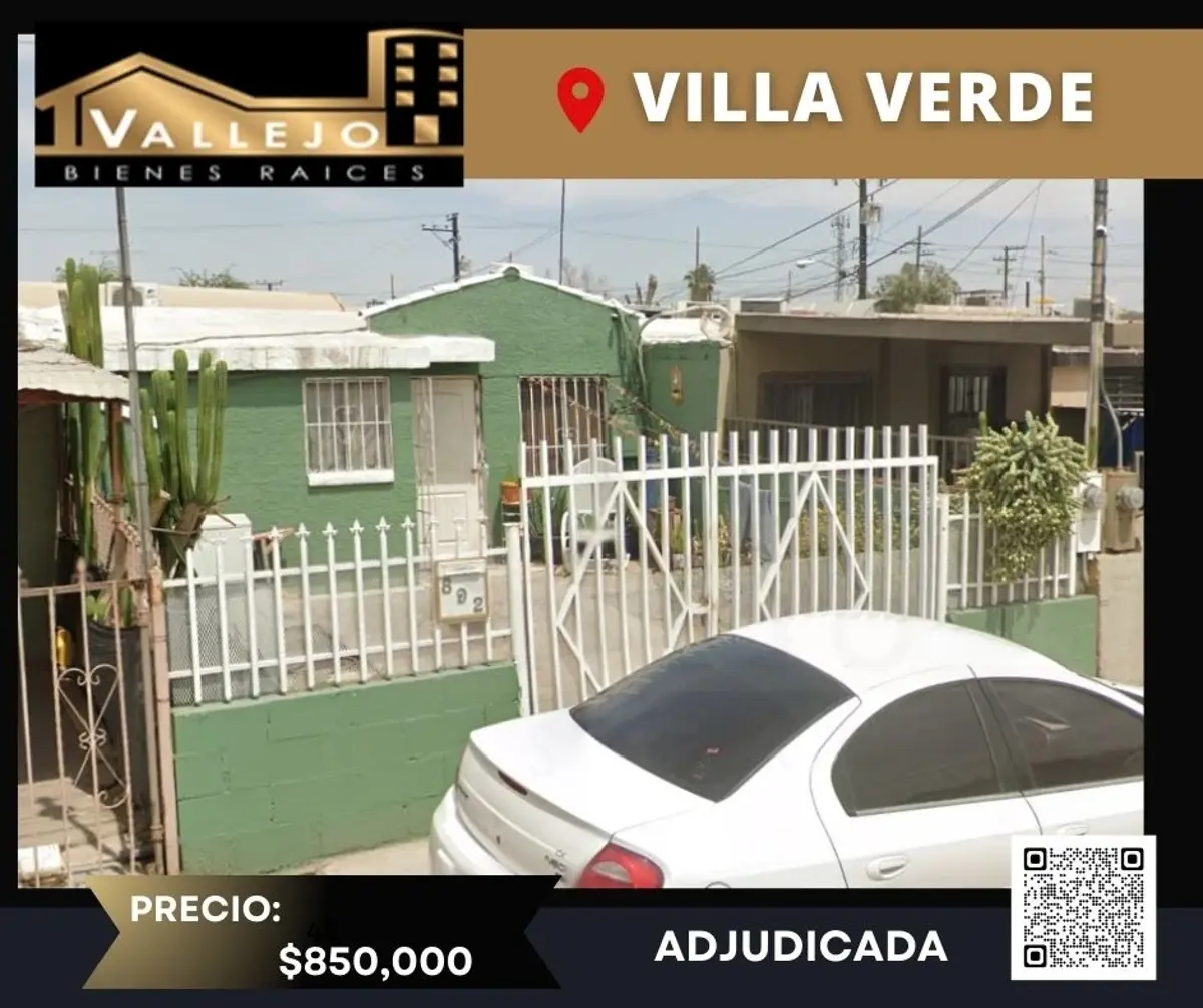 Casa en venta en Villa Verde, Mexicali