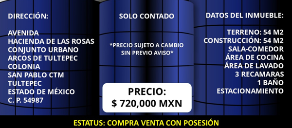 Casa en venta en Arcos Tultepec, Tultepec — foto 2 de 3