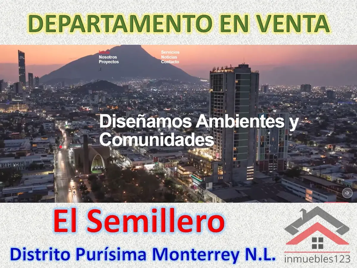 Departamento en venta en Monterrey Centro, Monterrey — foto 1 de 9