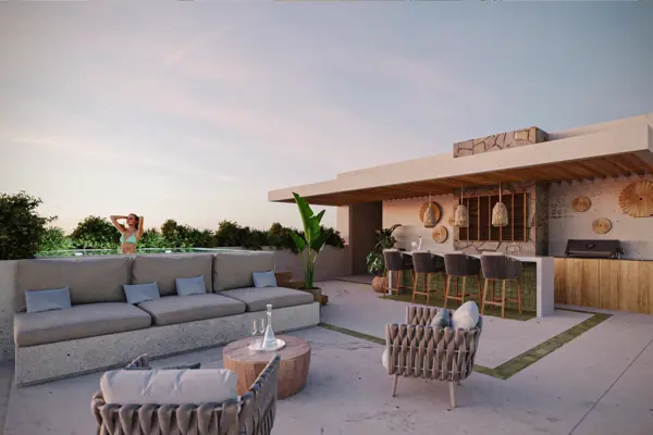 Departamento en venta en Club de Golf la Ceiba, Mérida — foto 2 de 11