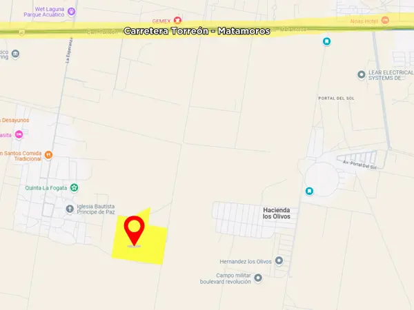 Terreno en venta en El Olivo, Matamoros — foto 2 de 4