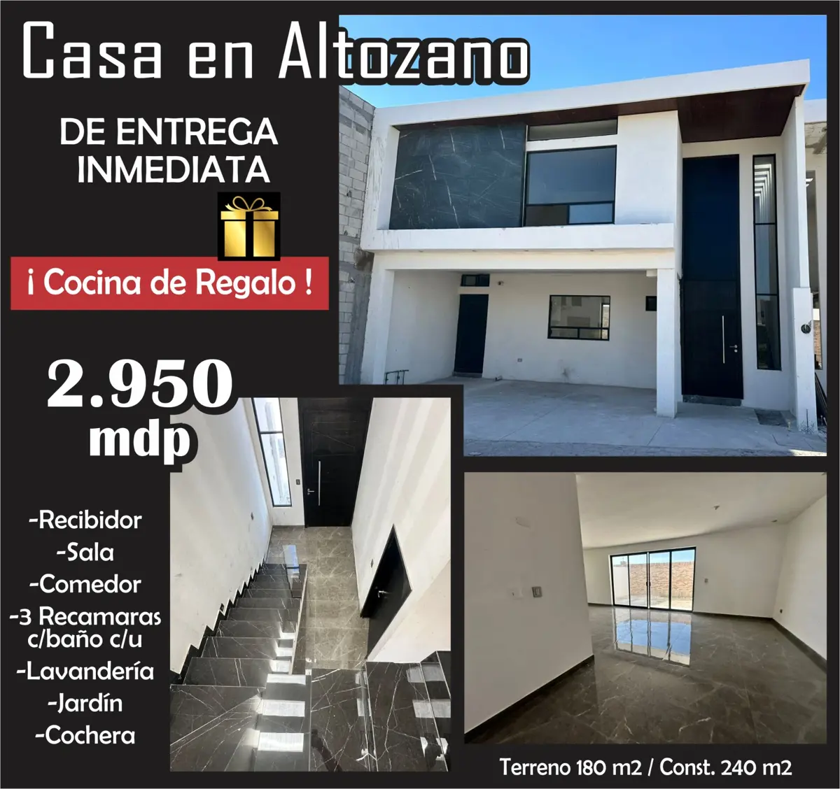 Casa en Venta en Altozano la Nueva Laguna, Gómez Palacio, Durango