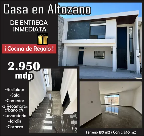 Casa en venta en Altozano la Nueva Laguna, Gómez Palacio, Durango Casa en venta en Altozano la Nueva Laguna, Gómez Palacio, Durango