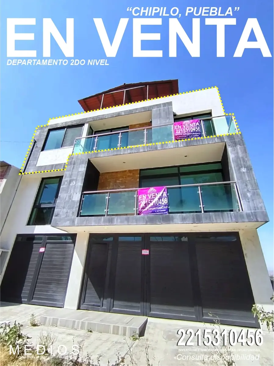 Departamento en venta en Chipilo de Francisco Javier Mina, San Gregorio Atzompa — foto 1 de 17