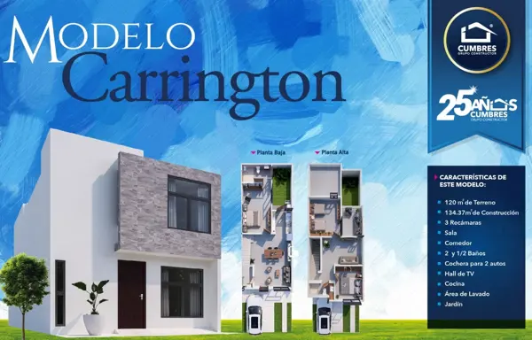 Casa en venta en Catara Residencial, Villa de Pozos, San Luis Potosí
