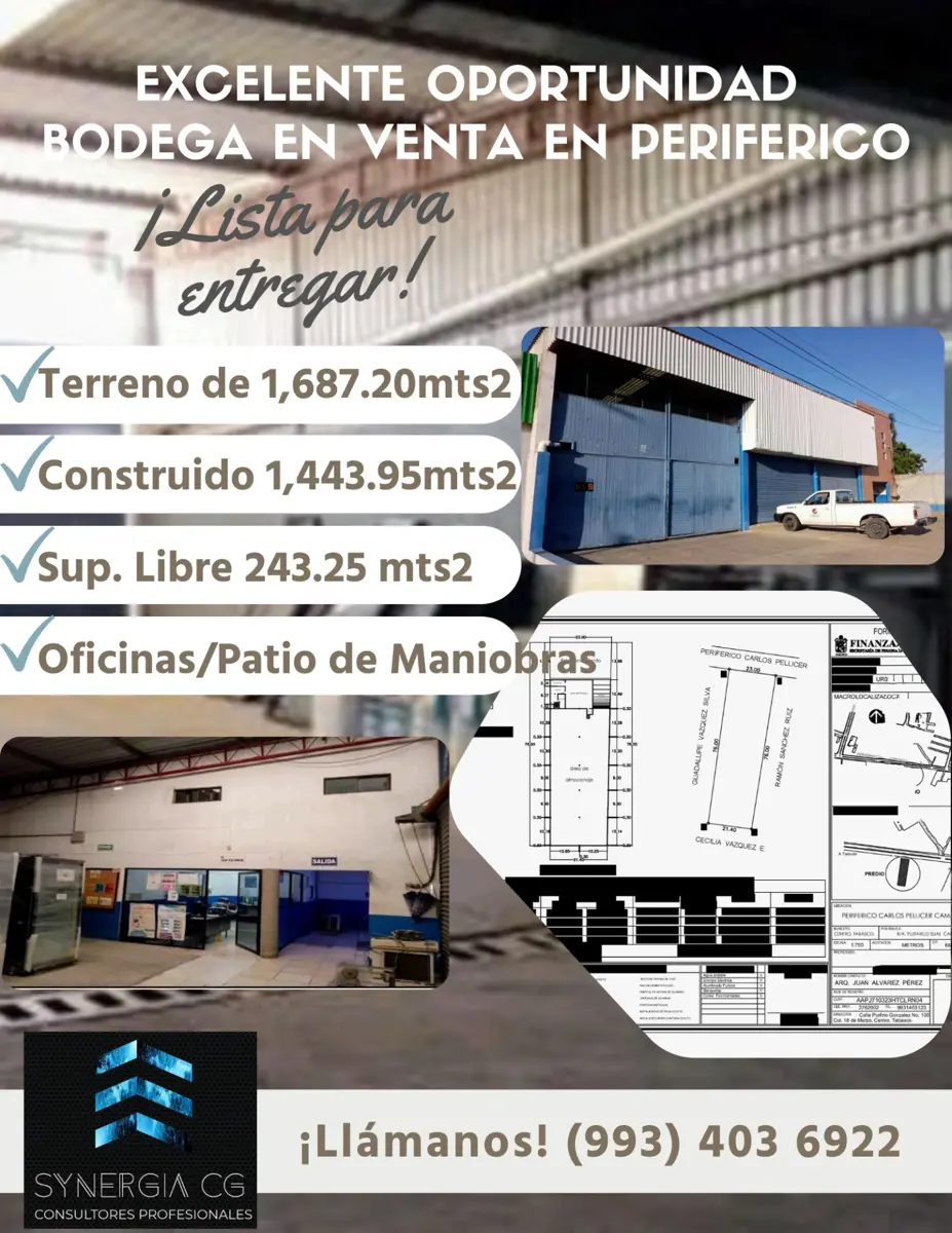 Bodega en venta en Primero de Mayo, Centro — foto 1 de 7