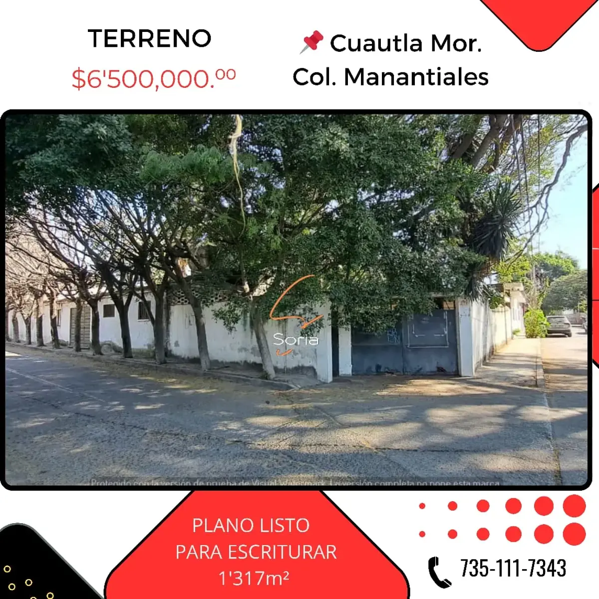 Terreno en venta en Manantiales, Cuautla — foto 1 de 14