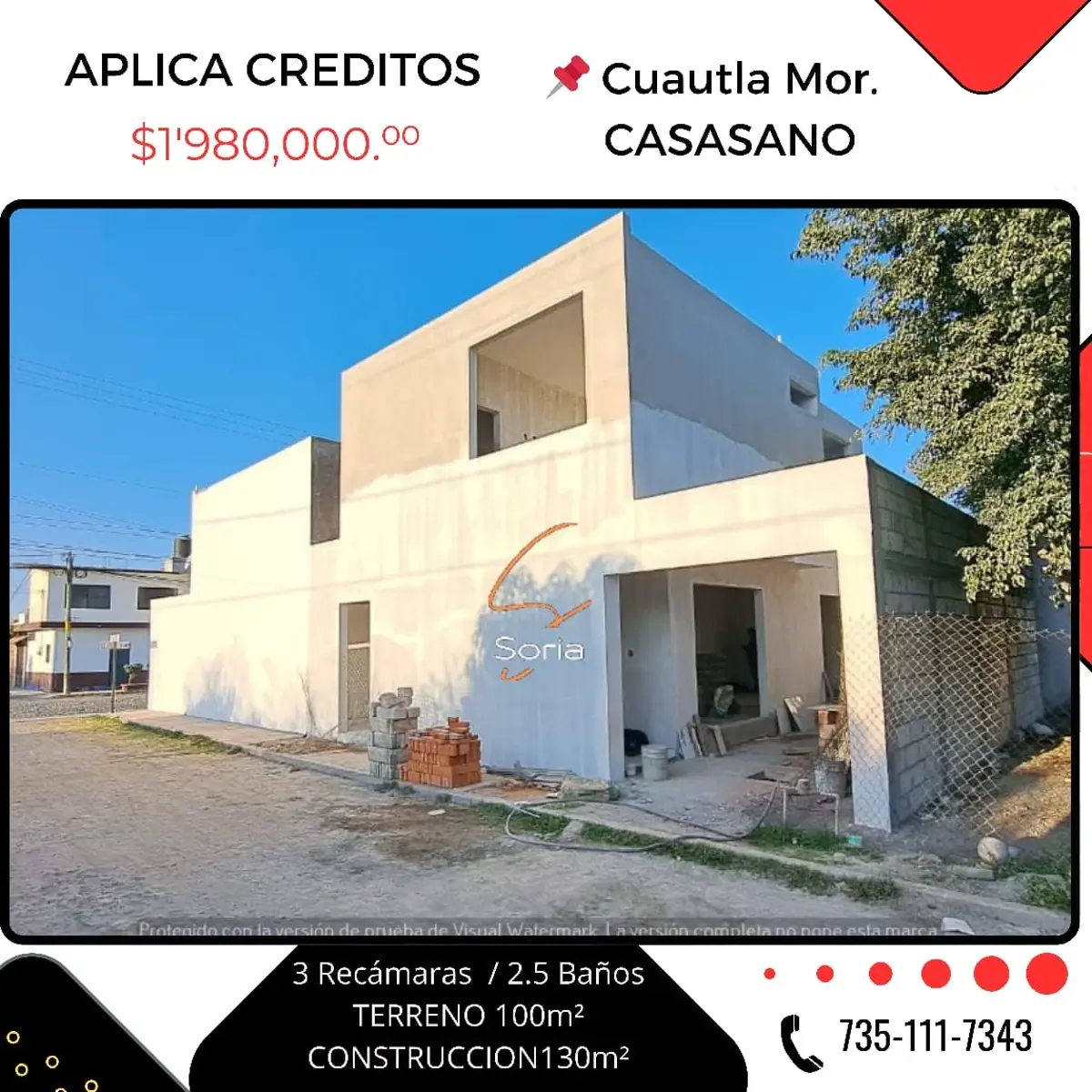 Casa en venta en Casasano, Cuautla — foto 1 de 16