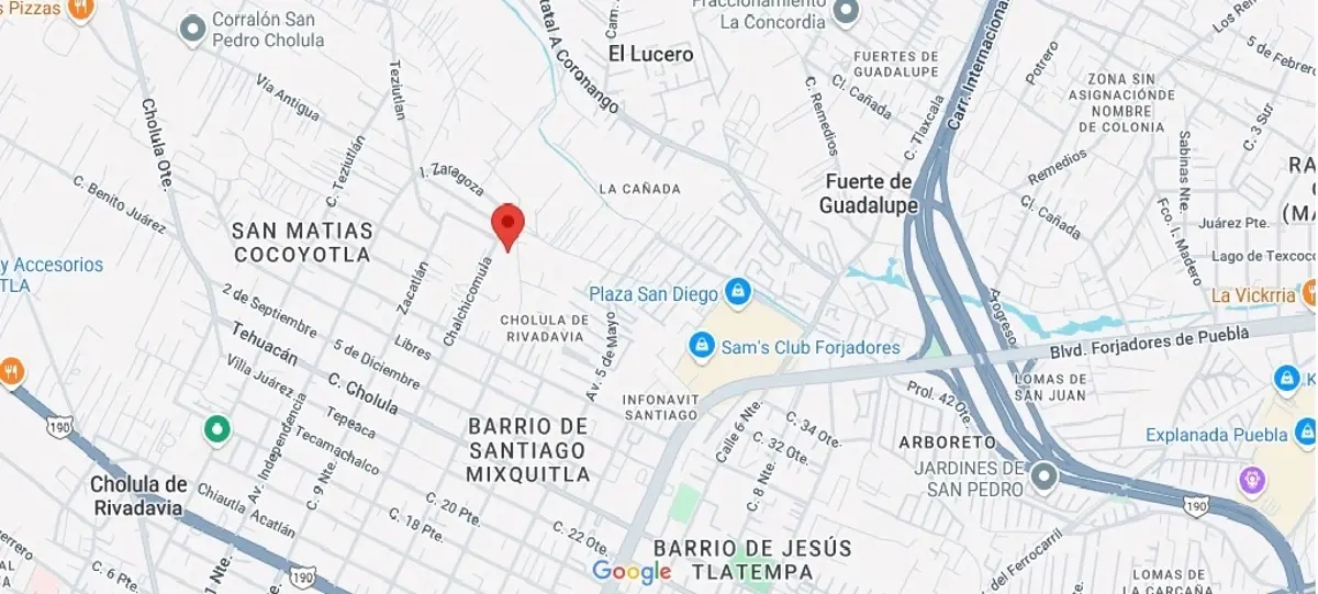 Terreno en venta en San Matias Cocoyotla, San Pedro Cholula