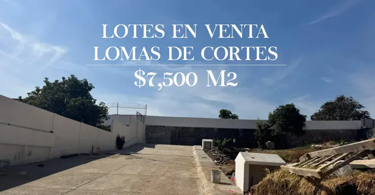 Terreno en venta en Lomas de Cortes, Cuernavaca — foto 1 de 6