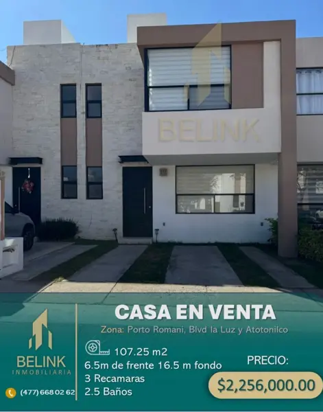 Casa en Porta Romani, León, Guanajuato
