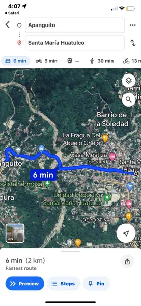 Terreno en venta en La Erradura, Santa María Huatulco, Oaxaca