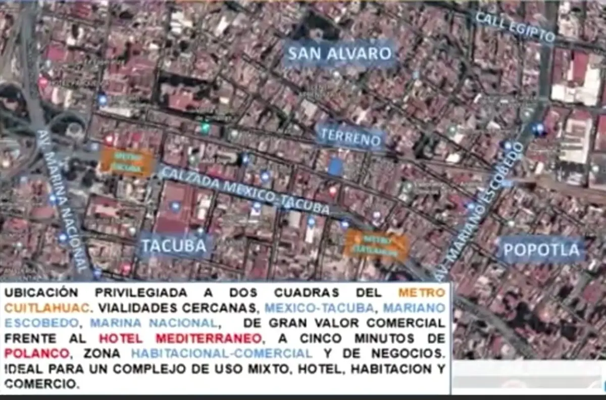 Terreno en venta en Popotla, Miguel Hidalgo