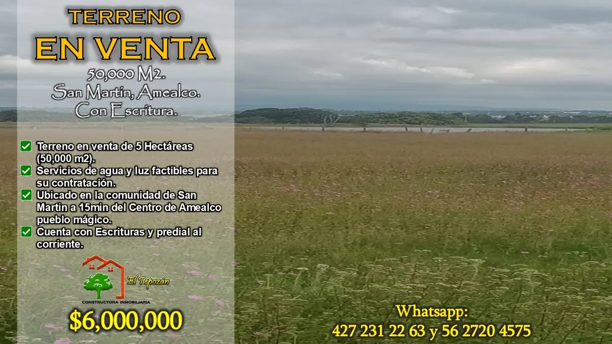 Terreno en venta en San Martin, Amealco de Bonfil — foto 1 de 16