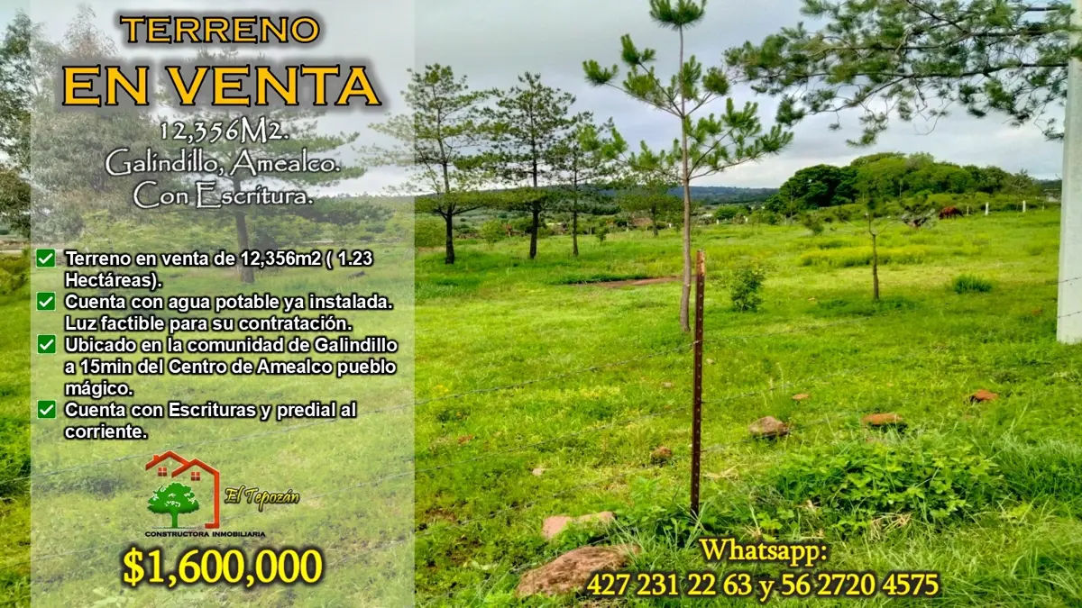 Terreno en venta en Galindillo, Amealco de Bonfil — foto 1 de 15