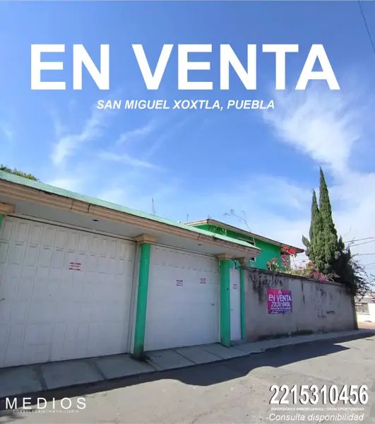 Casa en venta en San Miguel Xoxtla, San Miguel Xoxtla, Puebla