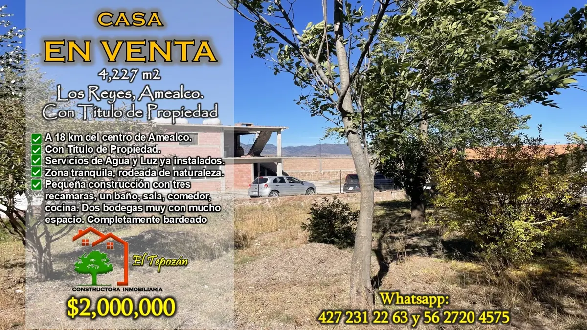 Casa en venta en Los Reyes, Amealco de Bonfil — foto 1 de 31