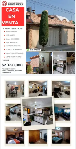 Casa en venta en Izcalli Jardines, Ecatepec de Morelos — foto 3 de 18
