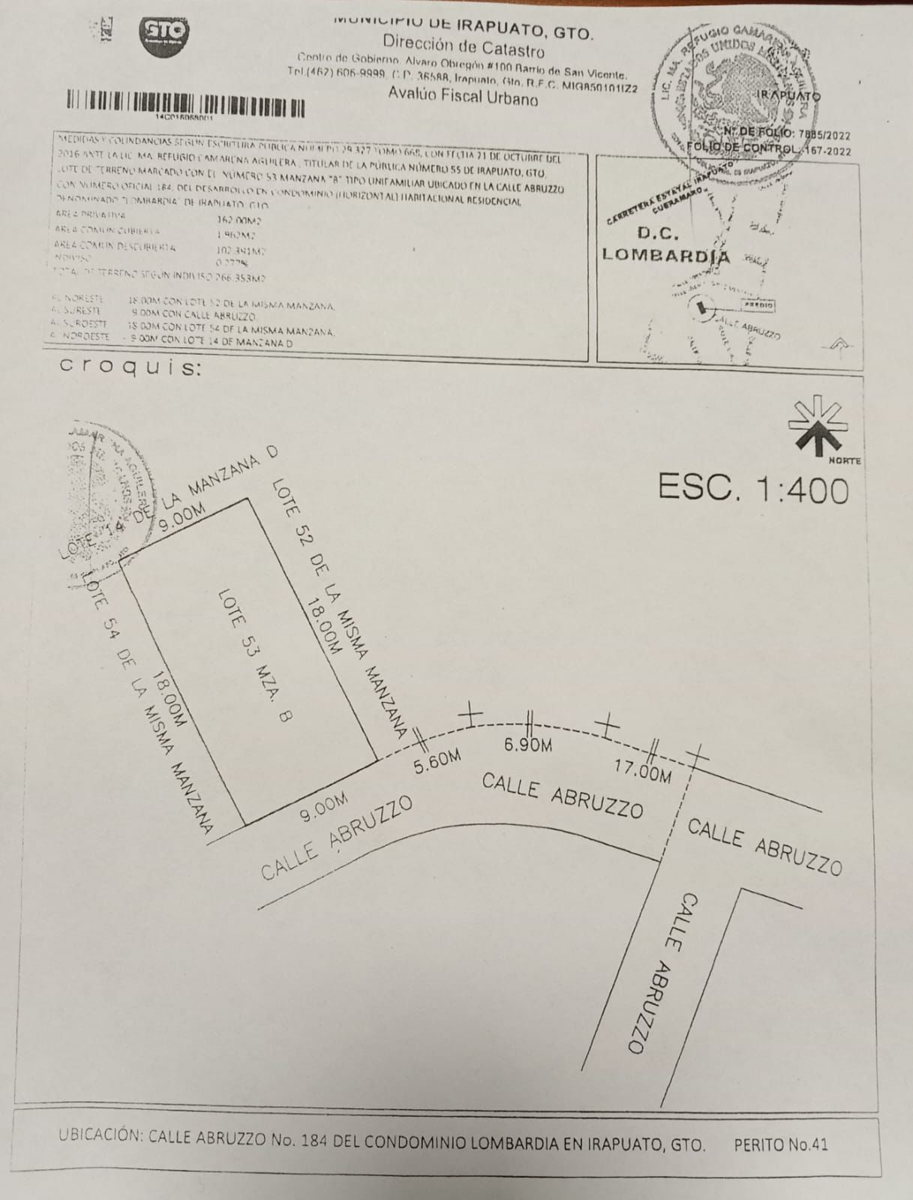 Terreno en venta en Lombardía, Irapuato