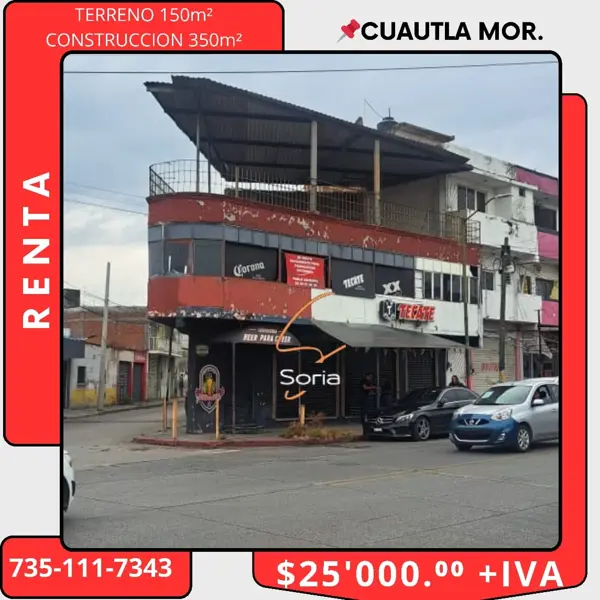 Local en renta en Emiliano Zapata, Cuautla, Morelos