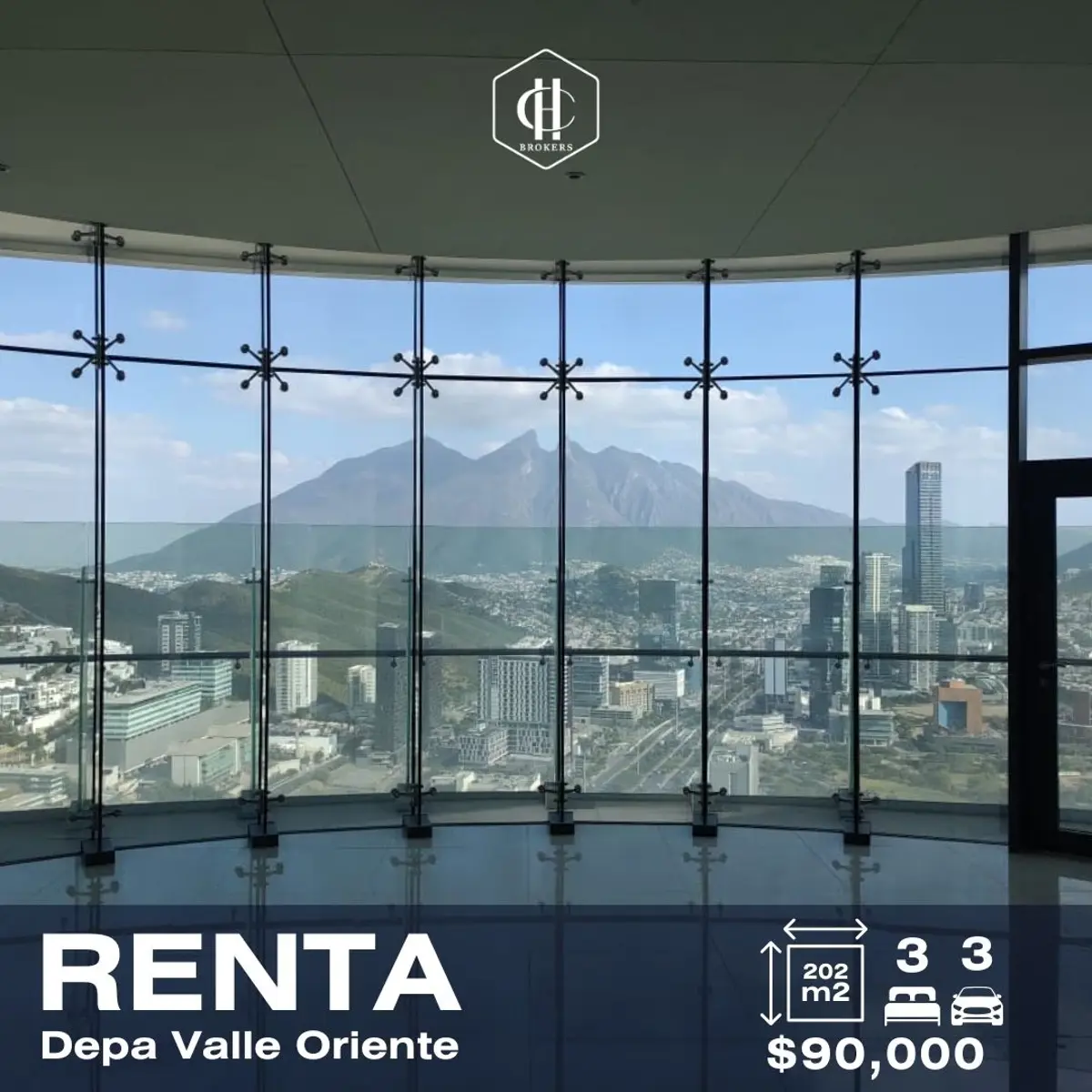 Departamento en renta en Zona Valle Oriente, San Pedro Garza García — foto 1 de 12