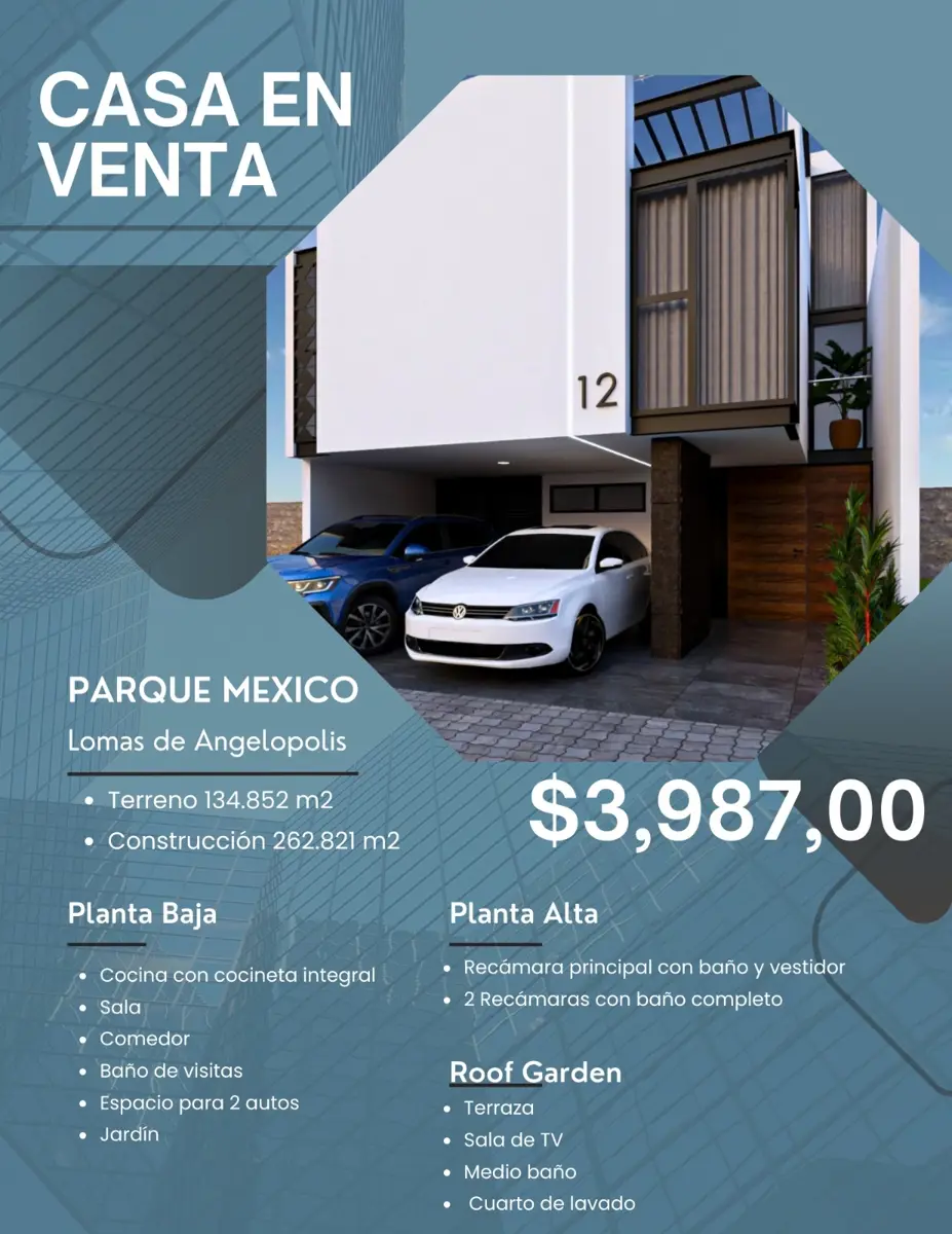 Casa en venta en Lomas de Angelópolis, San Andrés Cholula — foto 1 de 15