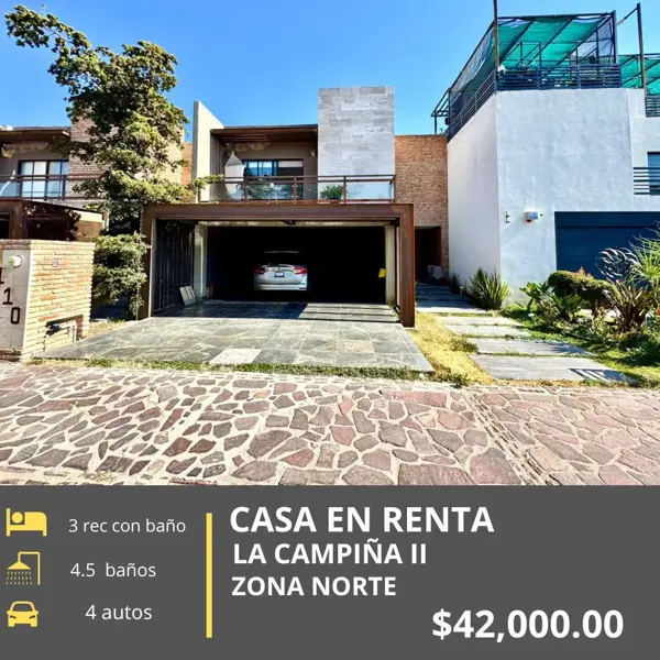 Casa en renta en La Campiña del Bosque, León, Guanajuato