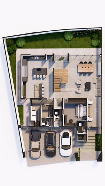 Casa en venta en Bosques de las Misiones Sector Reserva, Santiago — foto 3 de 4