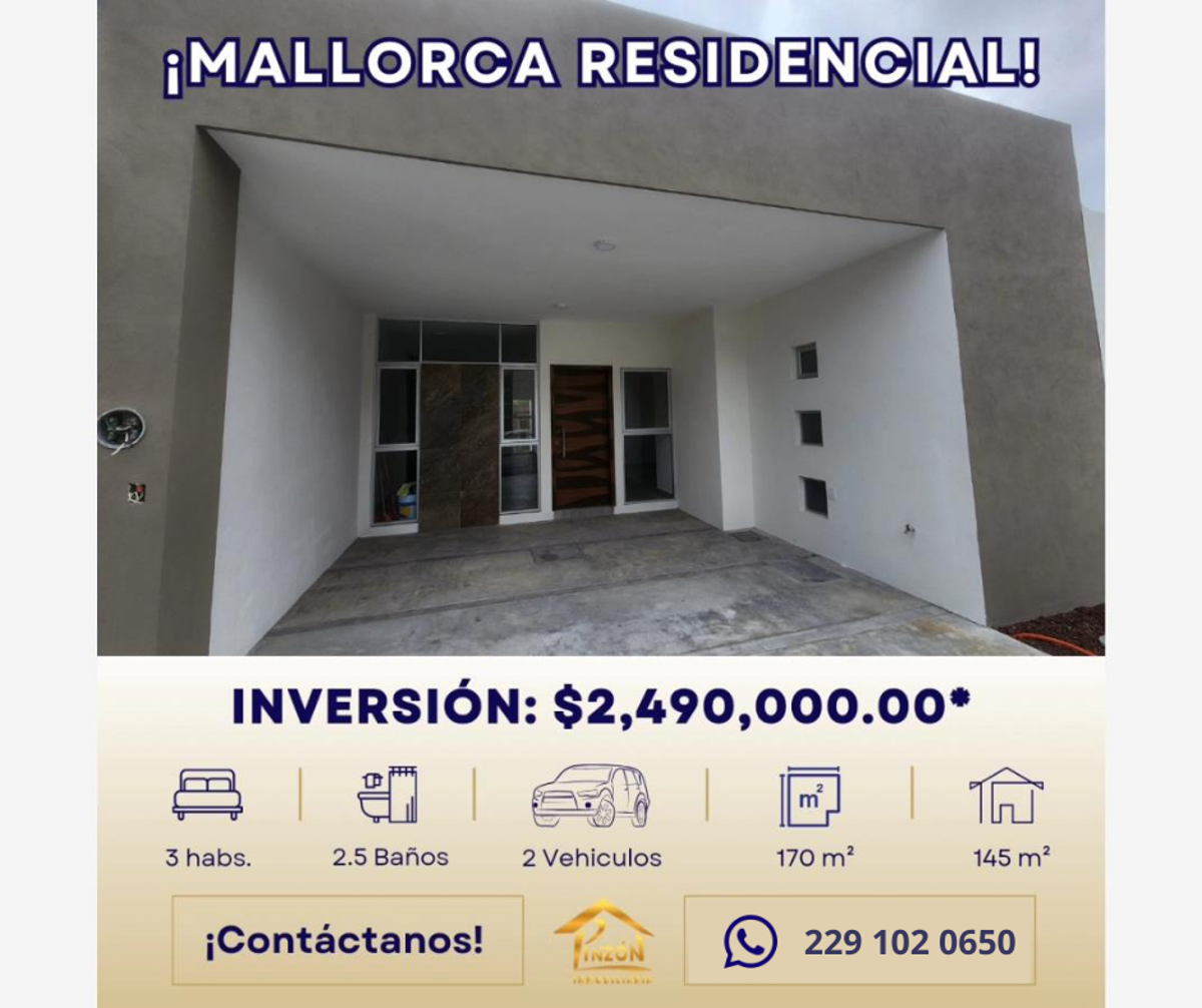 Casa en venta en Mallorca Residencial, Alvarado — foto 1 de 12