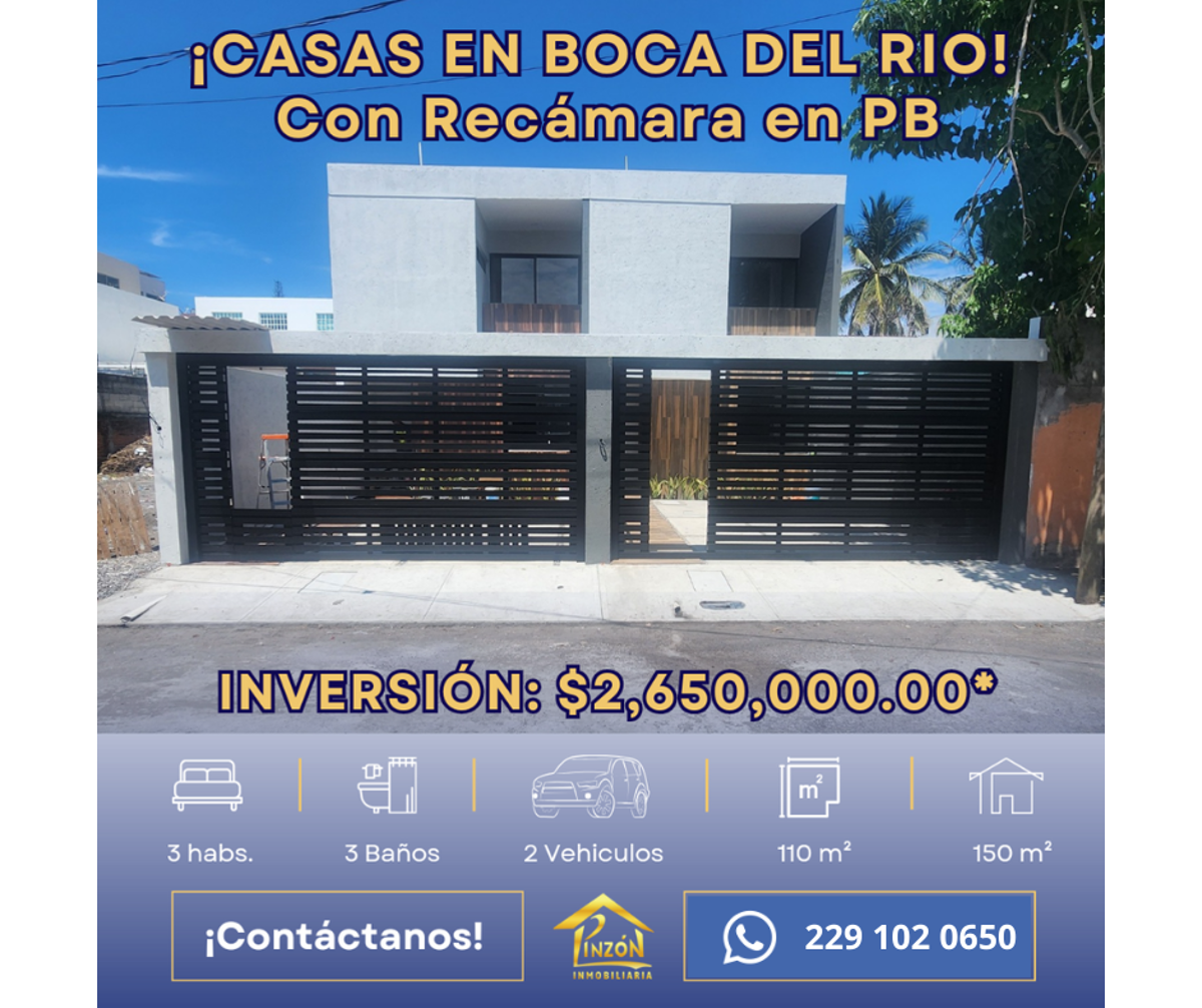 Casa en venta en Graciano Sánchez Romo, Boca del Río — foto 1 de 19