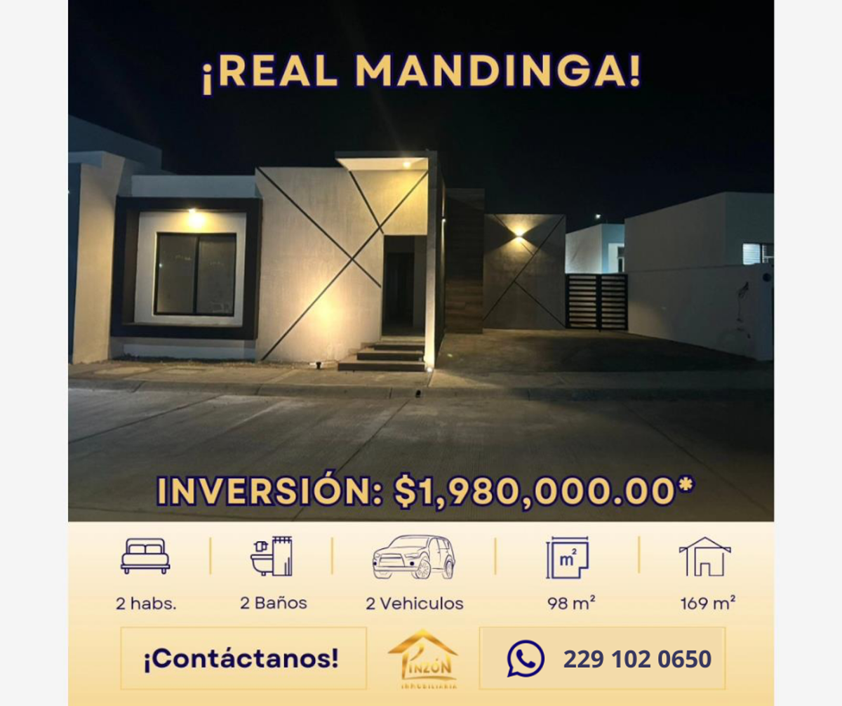 Casa en venta en Real Mandinga, Alvarado — foto 1 de 10
