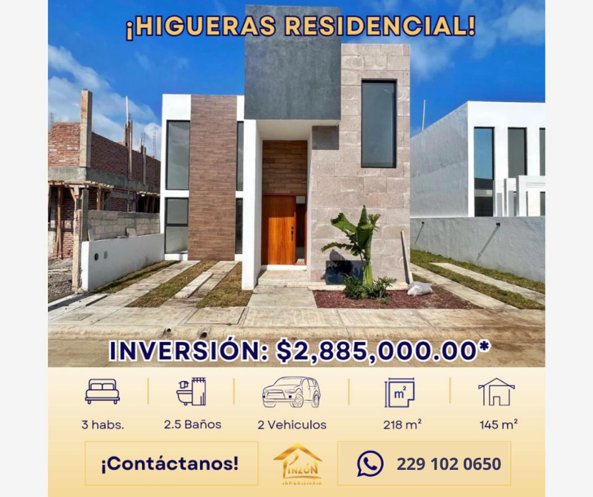 Casa en venta en Residencial las Higueras, Alvarado — foto 1 de 10